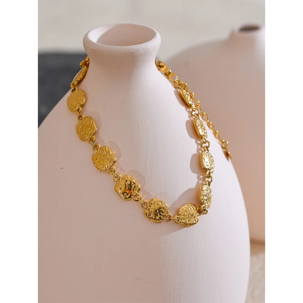 Isalene  Bracelets Aurea Coin Link Bracelet