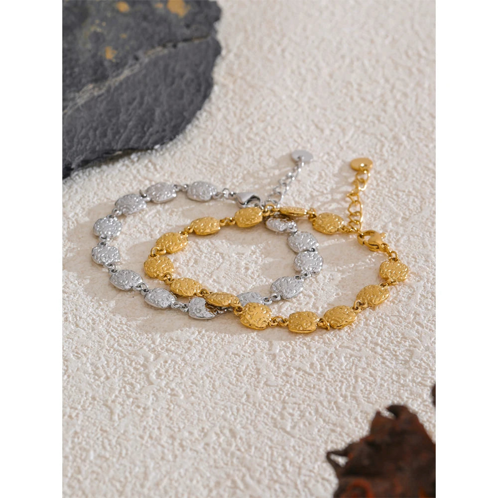 Isalene  Bracelets Aurea Coin Link Bracelet
