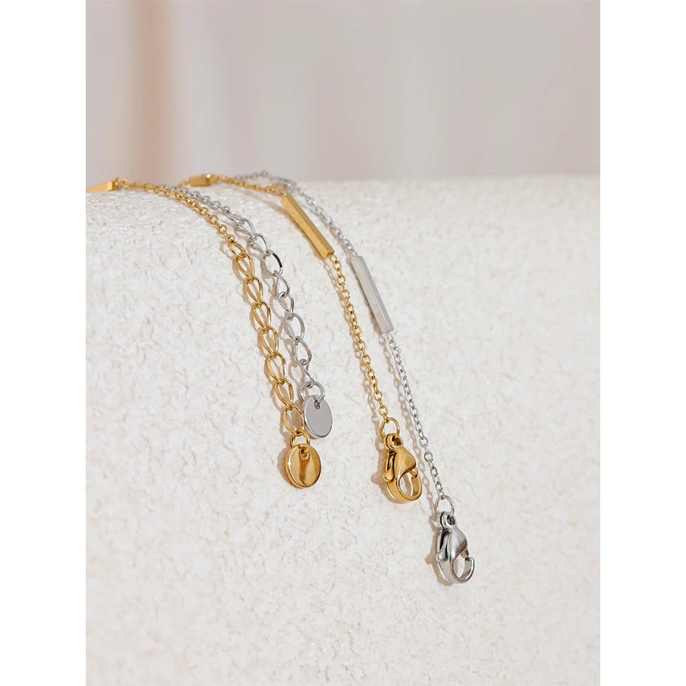 Isalene  Bracelets Elara Bar & Crystal Bracelet