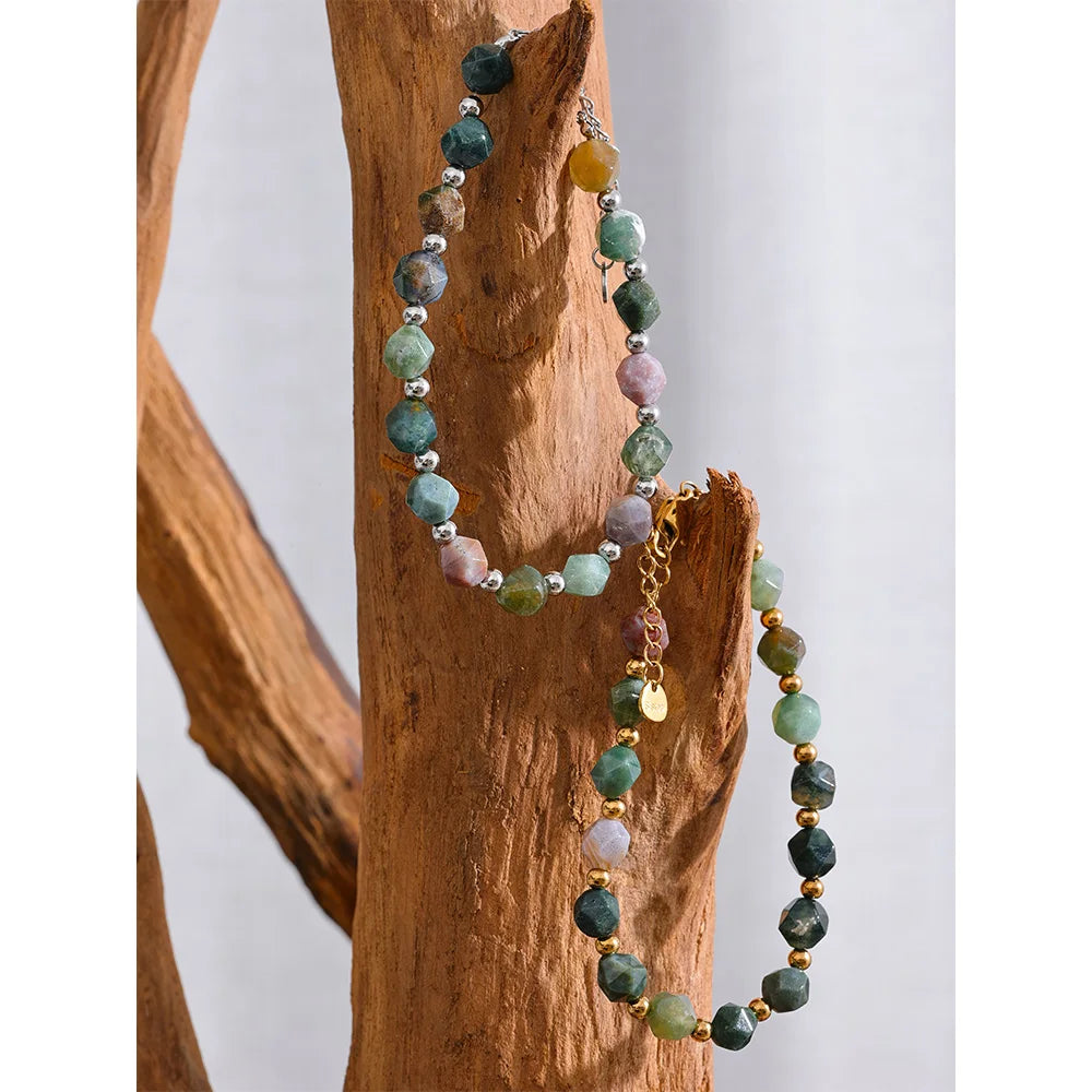 Isalene  Bracelets Gaia Natural Stone Bead Bracelet