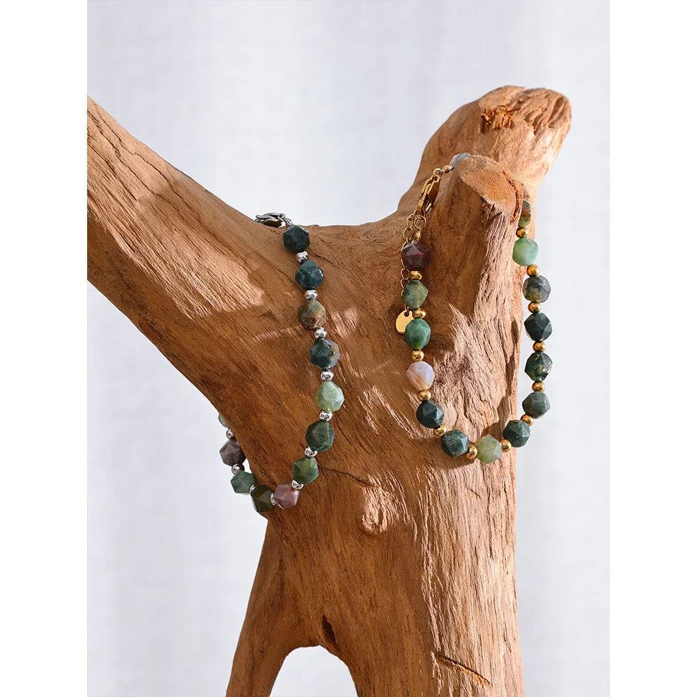 Isalene  Bracelets Gaia Natural Stone Bead Bracelet