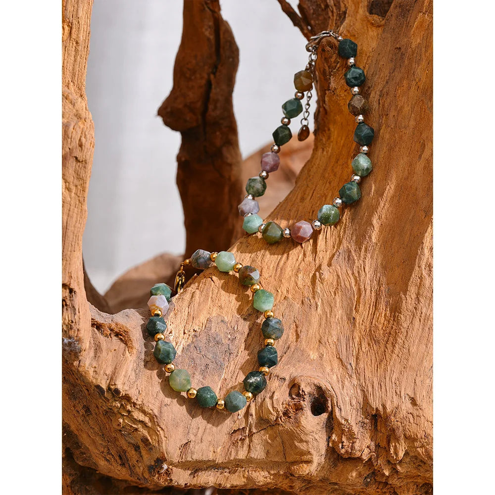 Isalene  Bracelets Gaia Natural Stone Bead Bracelet