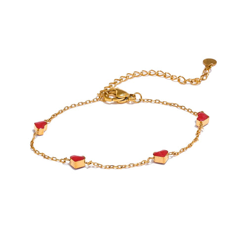 Isalene  Bracelets Gold Amora Charm Bracelet
