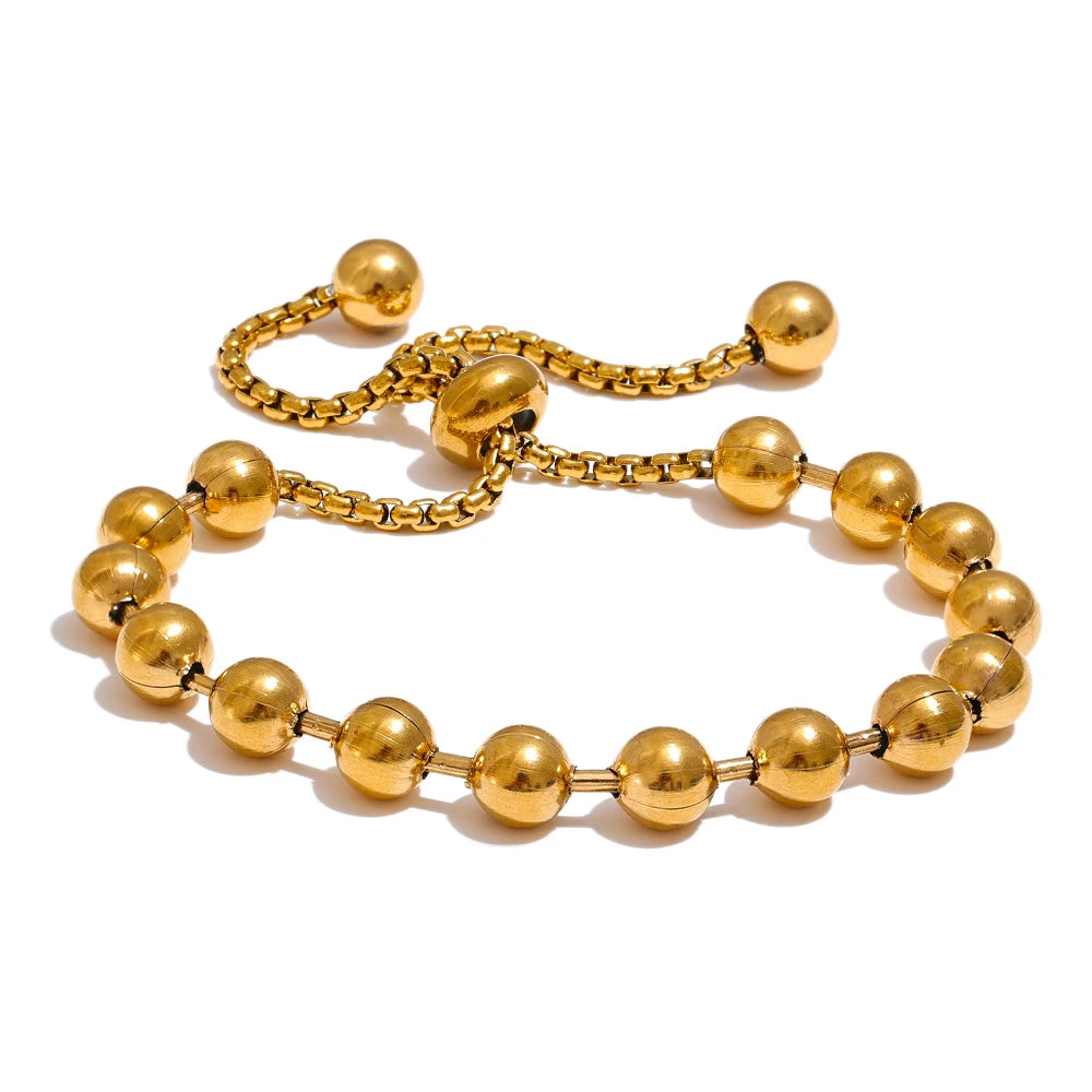 Isalene  Bracelets Gold Celeste Sphere Bracelet