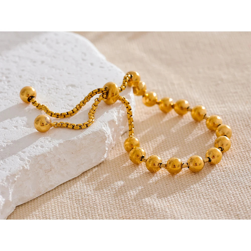 Isalene  Bracelets Gold Celeste Sphere Bracelet