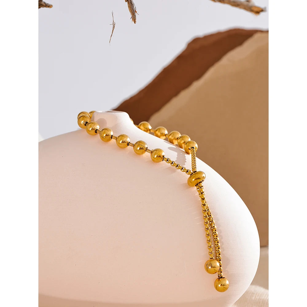 Isalene  Bracelets Gold Celeste Sphere Bracelet