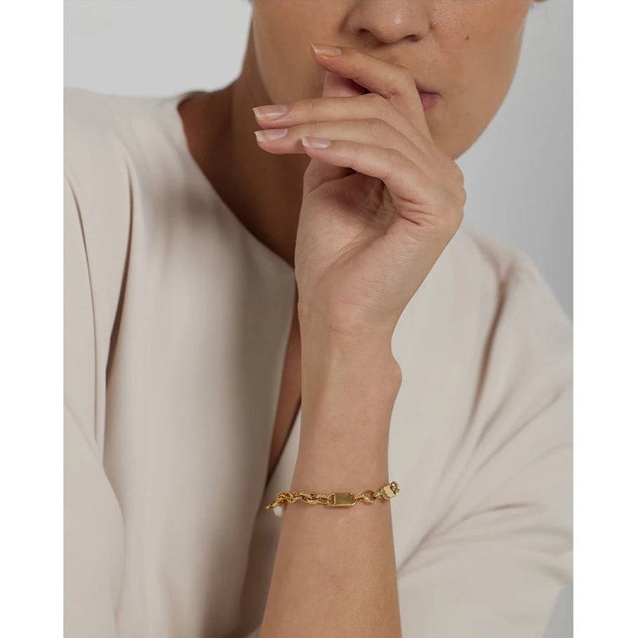 Isalene  Bracelets Gold Isla Link Bracelet
