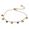 Isalene  Bracelets Gold Seaside Charm Bracelet