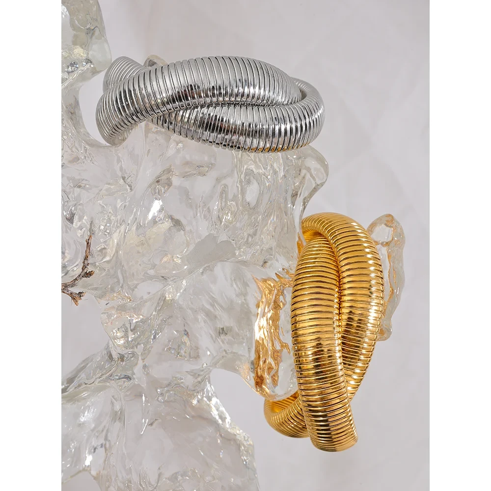 Isalene  Bracelets Infinity Twist Cuff Bracelet