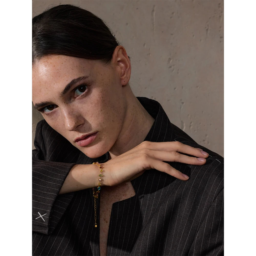 Isalene  Bracelets Kaleido Gem Chain Bracelet