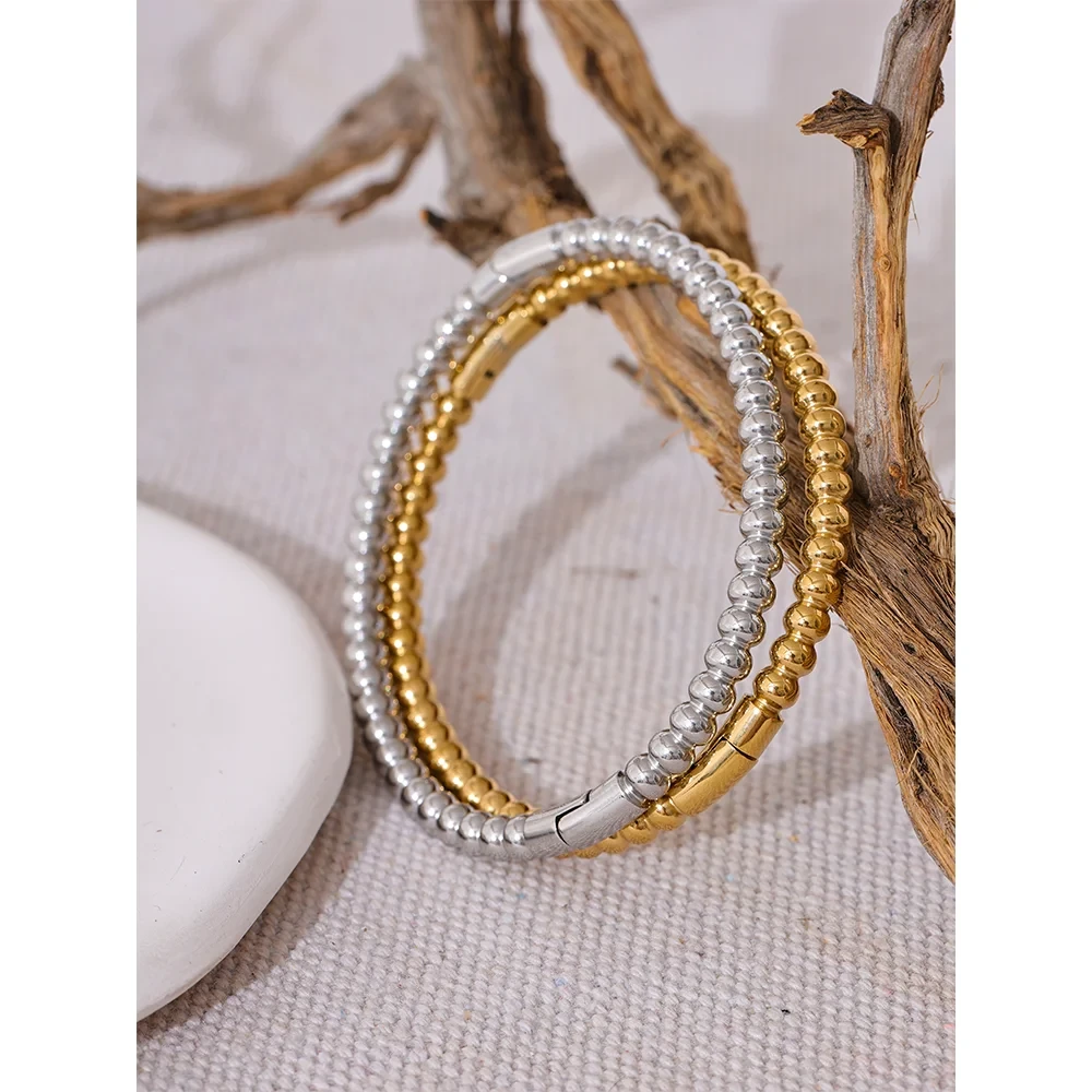 Isalene  Bracelets Lyra Beaded Stretch Bracelet