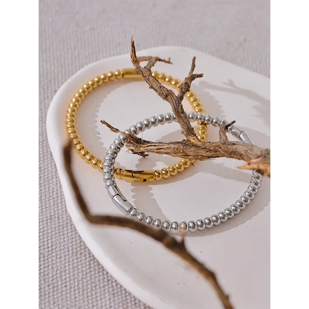 Isalene  Bracelets Lyra Beaded Stretch Bracelet