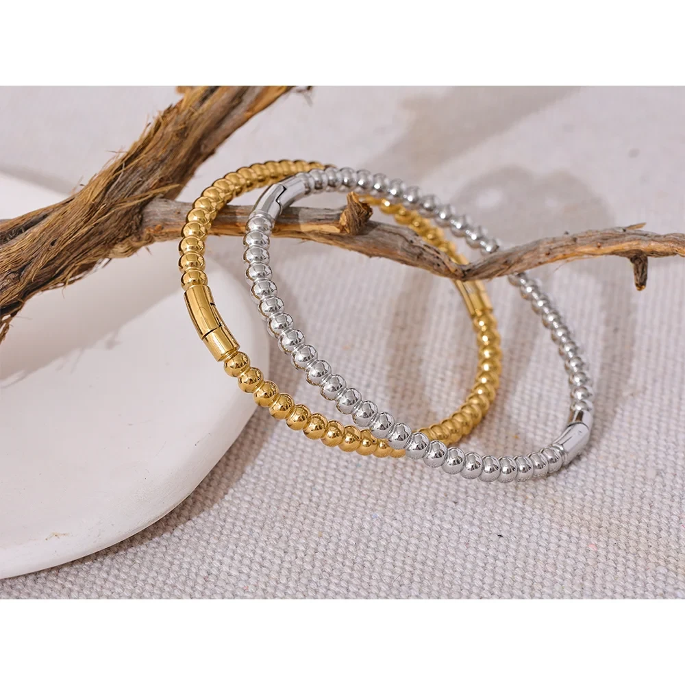 Isalene  Bracelets Lyra Beaded Stretch Bracelet