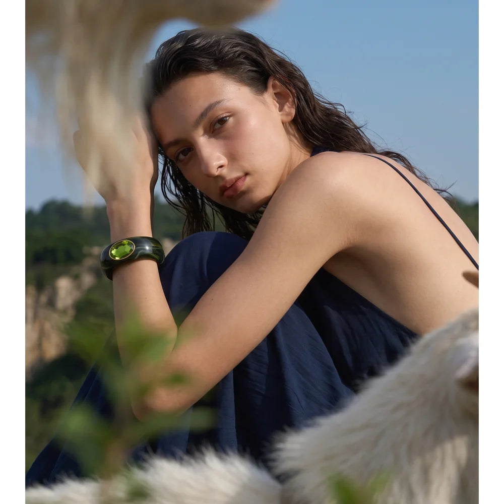 Isalene  Bracelets Marbella Stone Bangle