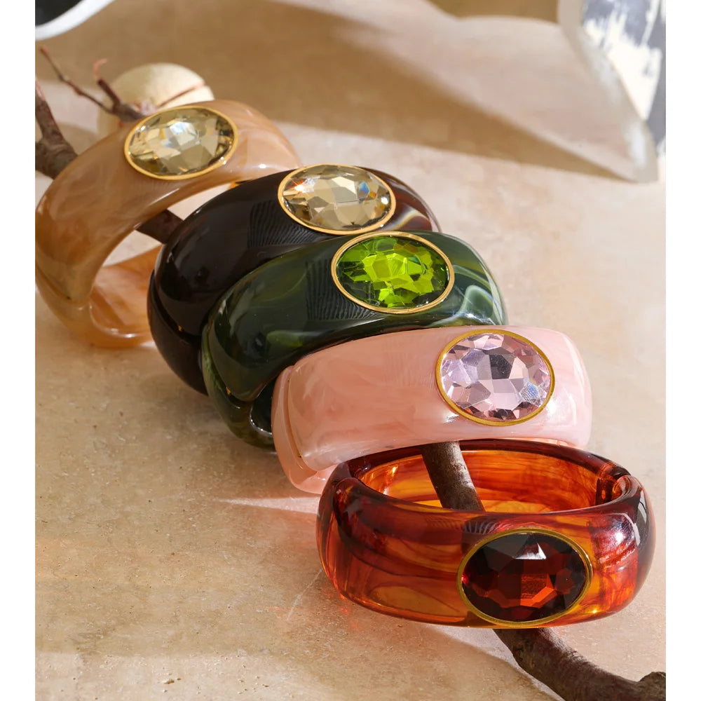 Isalene  Bracelets Marbella Stone Bangle