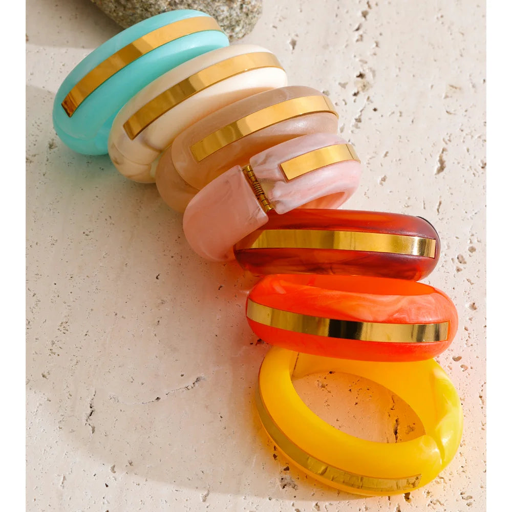 Isalene  Bracelets Portofino Resin Bangle Bracelet