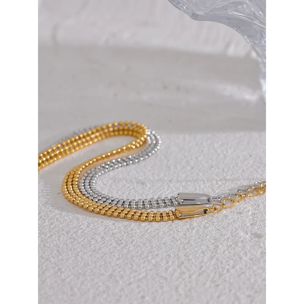 Isalene  Bracelets Radiance Beaded Mesh Bracelet
