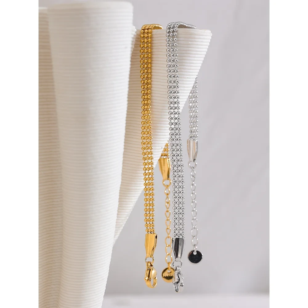 Isalene  Bracelets Radiance Beaded Mesh Bracelet