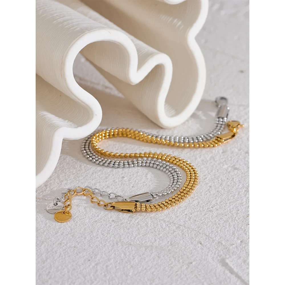 Isalene  Bracelets Radiance Beaded Mesh Bracelet