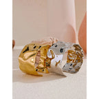 Isalene  Bracelets Sculpted Wave Cuff Bracelet
