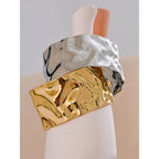 Isalene  Bracelets Sculpted Wave Cuff Bracelet