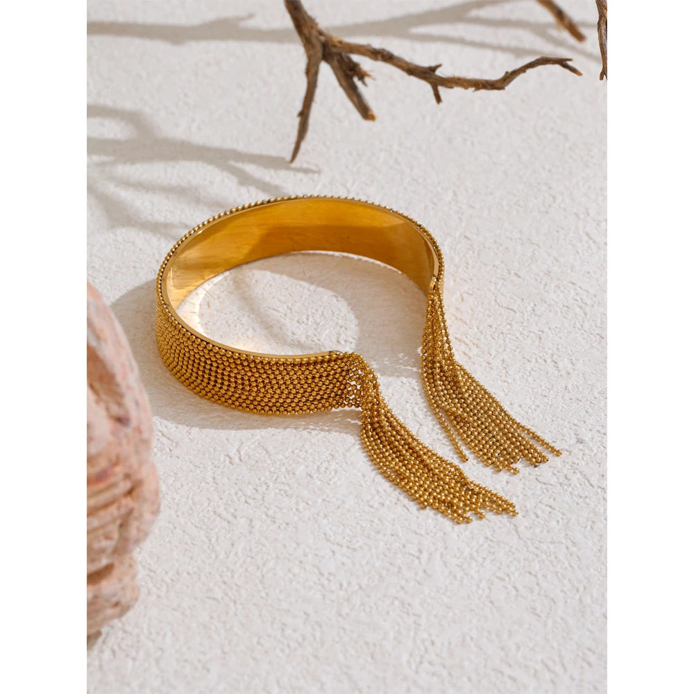 Isalene  Bracelets Selene Fringe Cuff