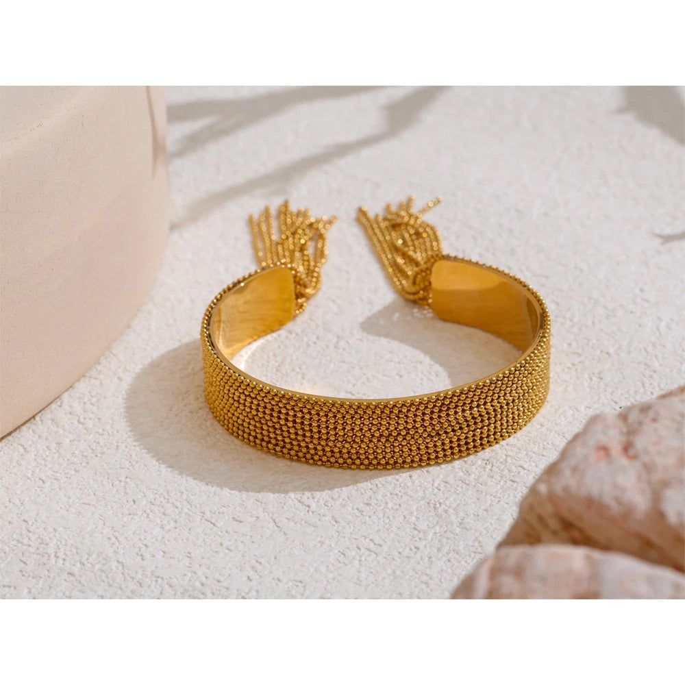 Isalene  Bracelets Selene Fringe Cuff