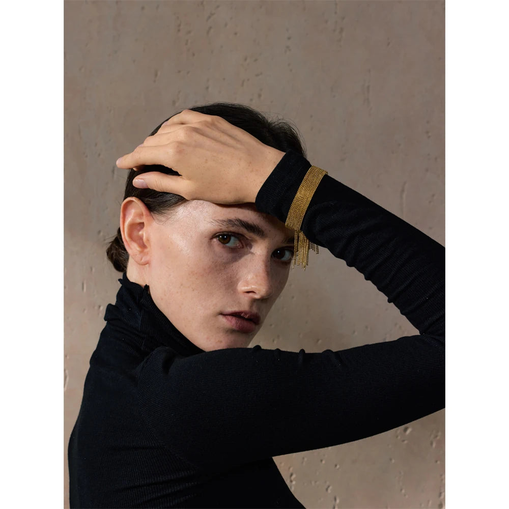 Isalene  Bracelets Selene Fringe Cuff