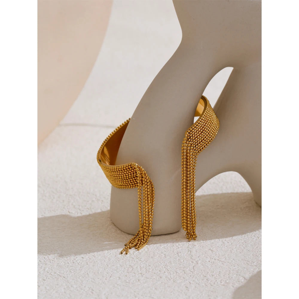 Isalene  Bracelets Selene Fringe Cuff