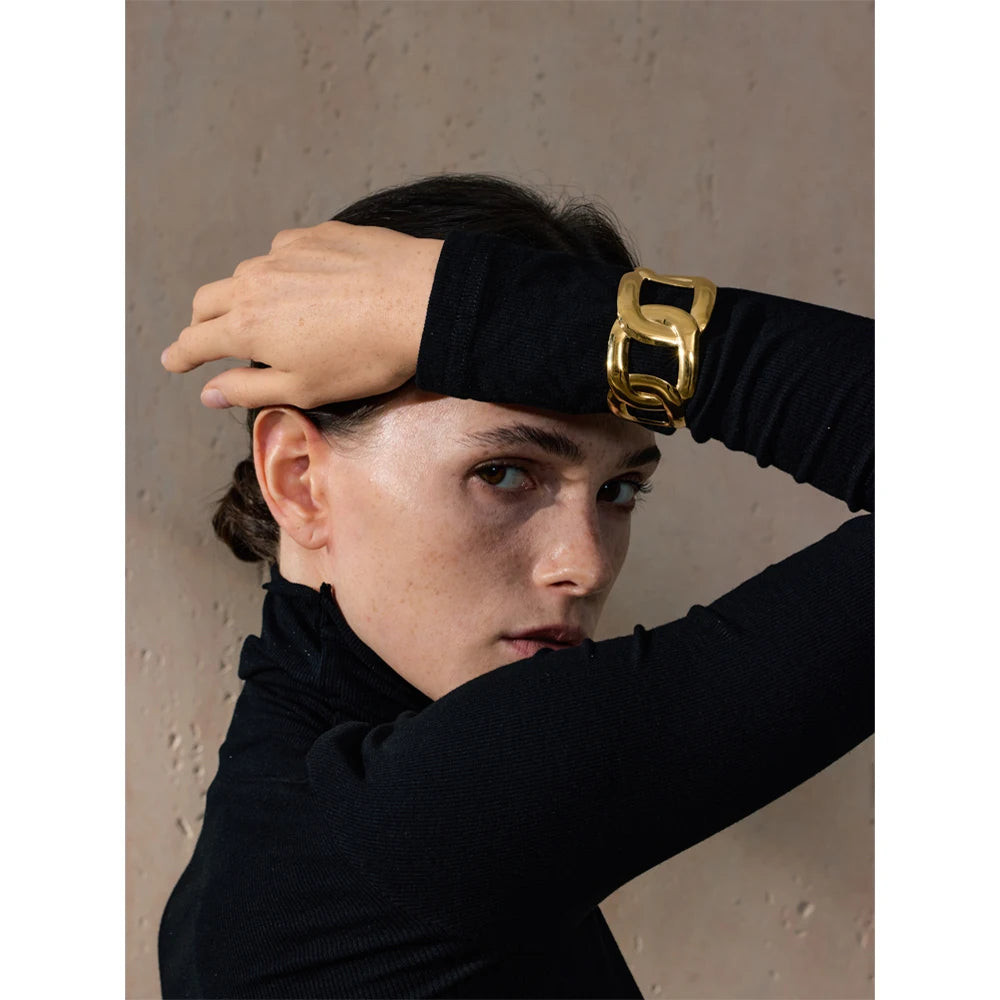 Isalene  Bracelets Sienna Sculptural Cuff Bracelet