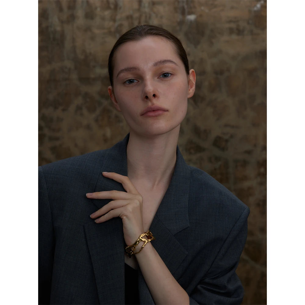 Isalene  Bracelets Solstice Flow Cuff