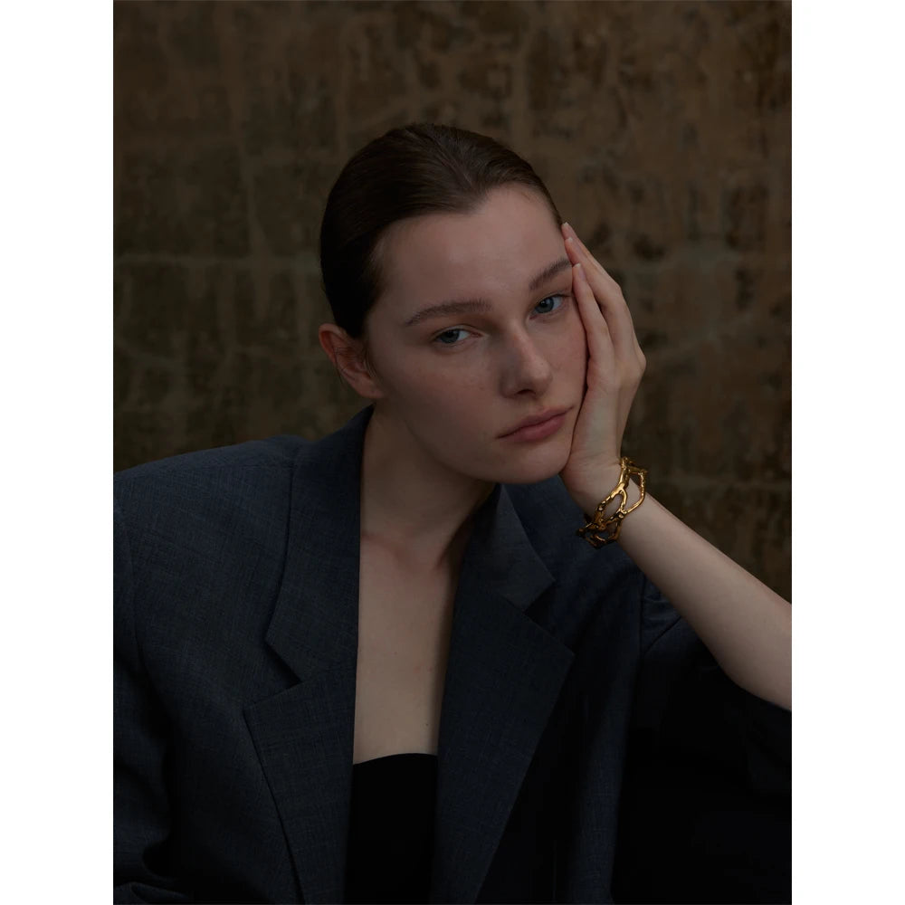 Isalene  Bracelets Solstice Flow Cuff