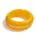 Isalene  Bracelets Sunshine Yellow Portofino Resin Bangle Bracelet