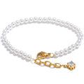 Isalene  Bracelets White Pearl Lena Pearl Charm Necklace