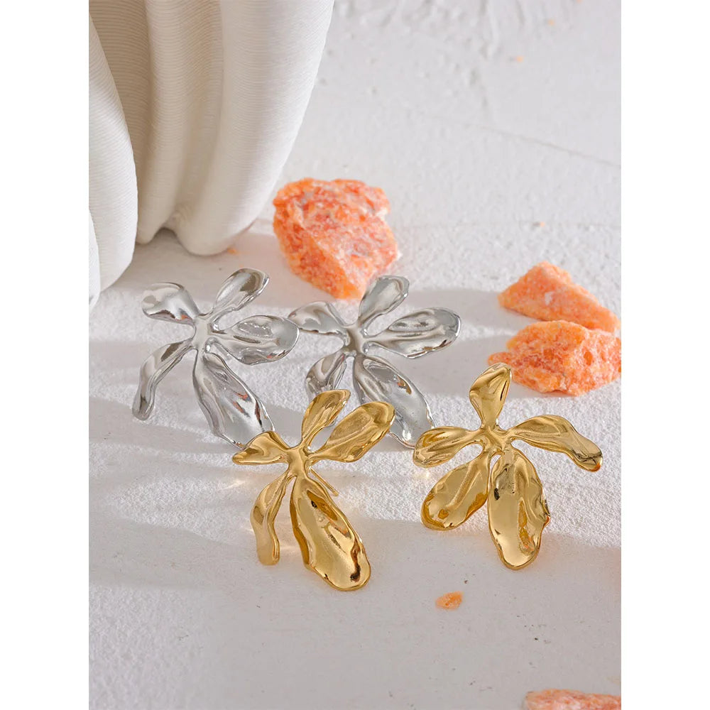 Isalene  Earrings Abstract Bloom Earrings