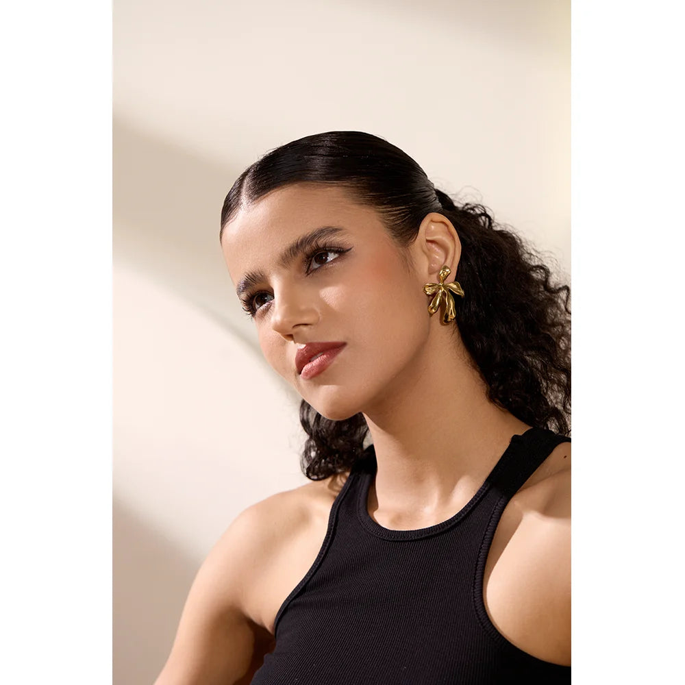 Isalene  Earrings Abstract Bloom Earrings