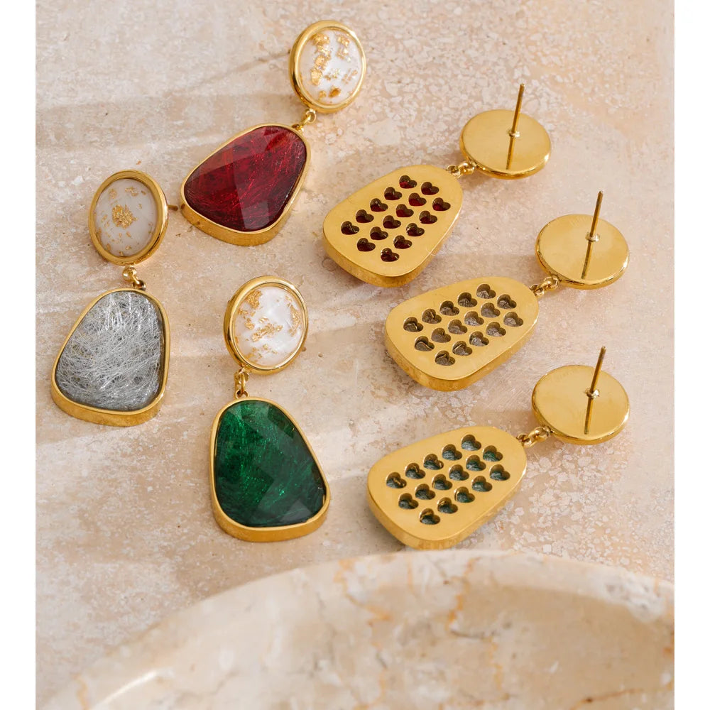 Isalene  Earrings Aurora Gem Earrings