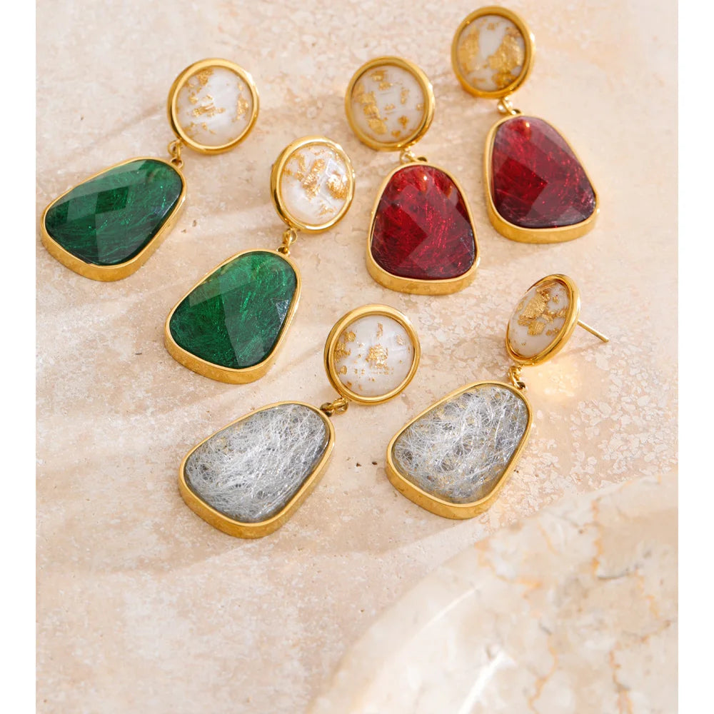 Isalene  Earrings Aurora Gem Earrings