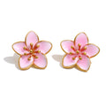 Isalene  Earrings Blush Pink Florence Blossom Stud Earrings