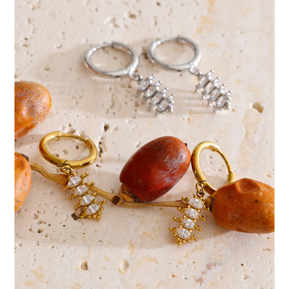 Isalene  Earrings Celeste Marquise Drop Earrings