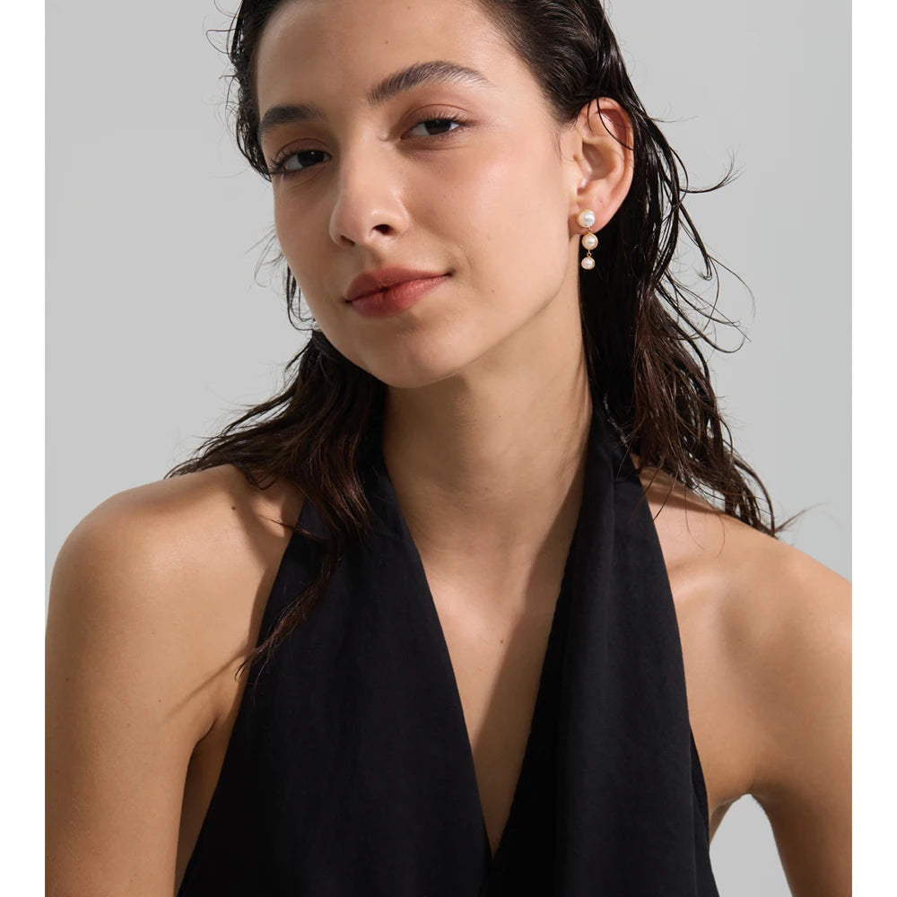 Isalene  Earrings Celeste Pearl Drop Earrings