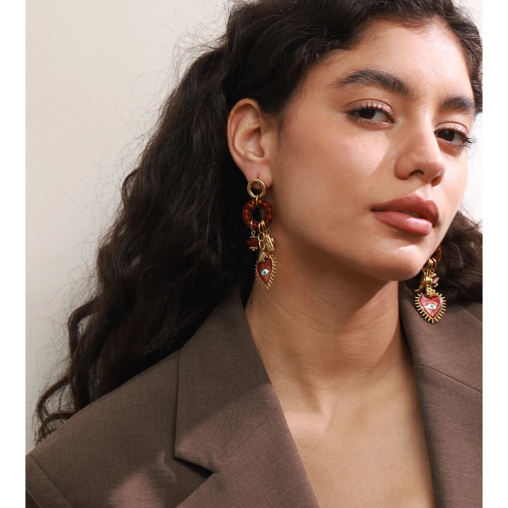 Isalene  Earrings Celestia Charm Earrings