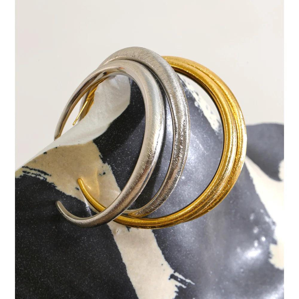 Isalene  Earrings Classic Oversized Hoop Earrings