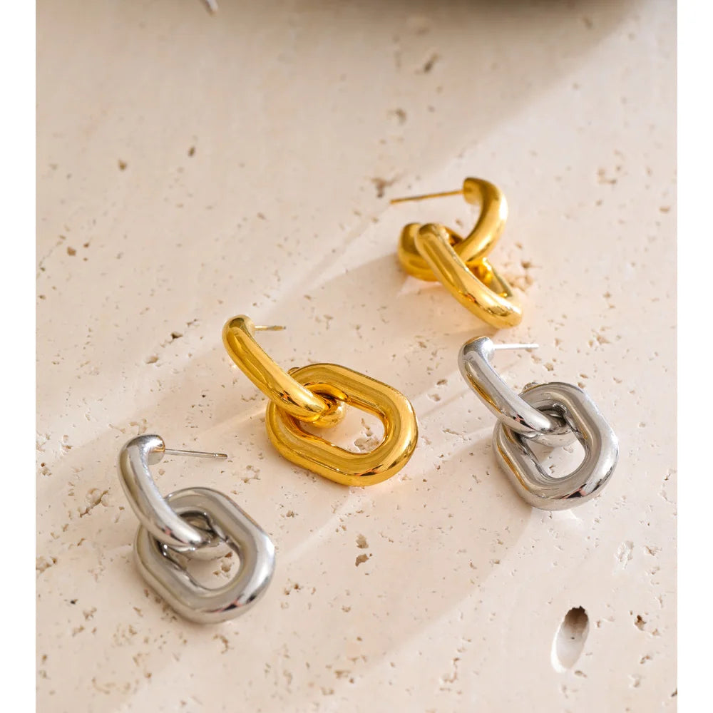 Isalene  Earrings Elara Link Earrings