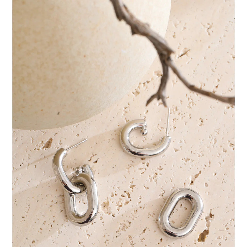 Isalene  Earrings Elara Link Earrings