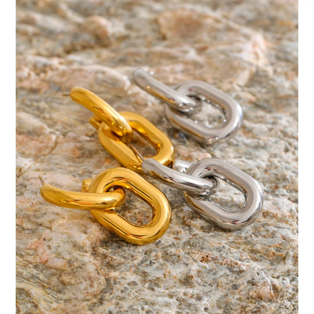 Isalene  Earrings Elara Link Earrings
