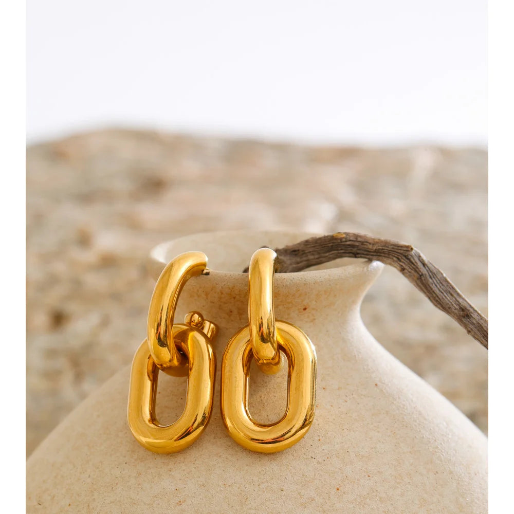 Isalene  Earrings Elara Link Earrings