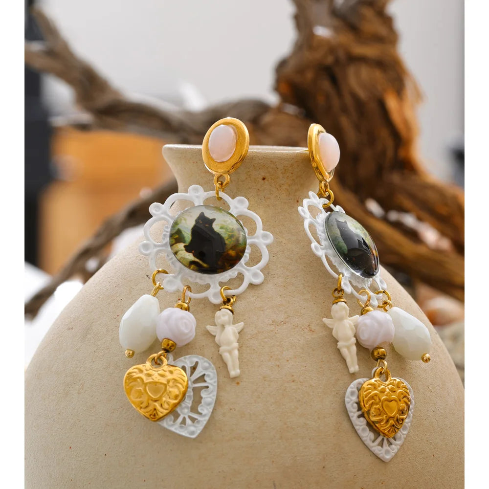Isalene  Earrings Enchanted Familiar Drop Earrings