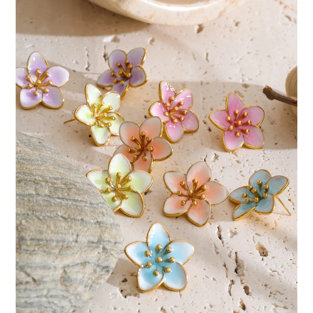 Isalene  Earrings Florence Blossom Stud Earrings