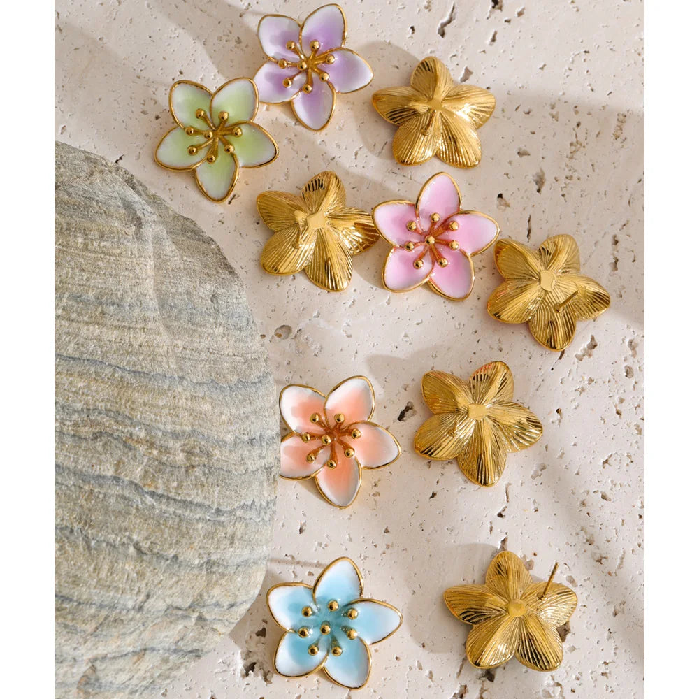 Isalene  Earrings Florence Blossom Stud Earrings
